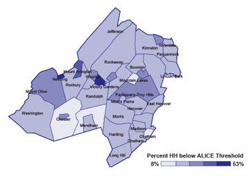 Morris County map