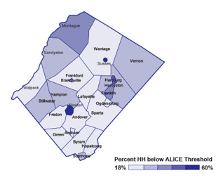Sussex County map