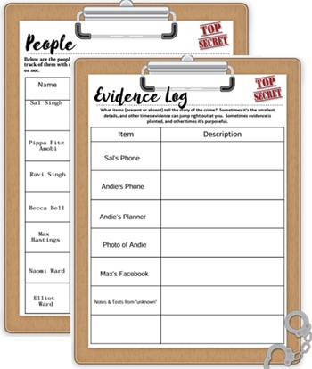evidence log