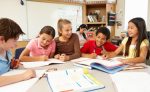 students collaborating