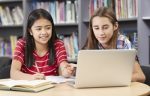two students collaborating